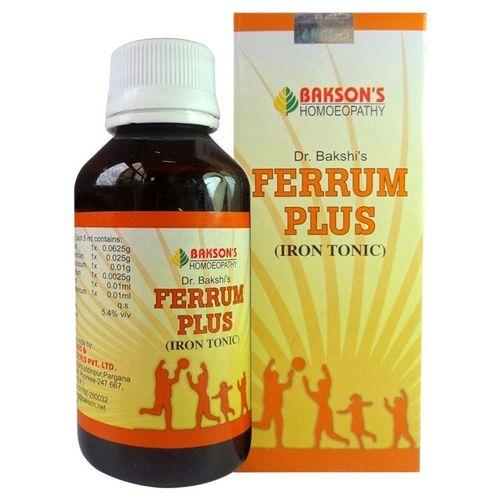 Baksons Ferrum Plus Iron Tonic homeopathy anemia iron deficiency