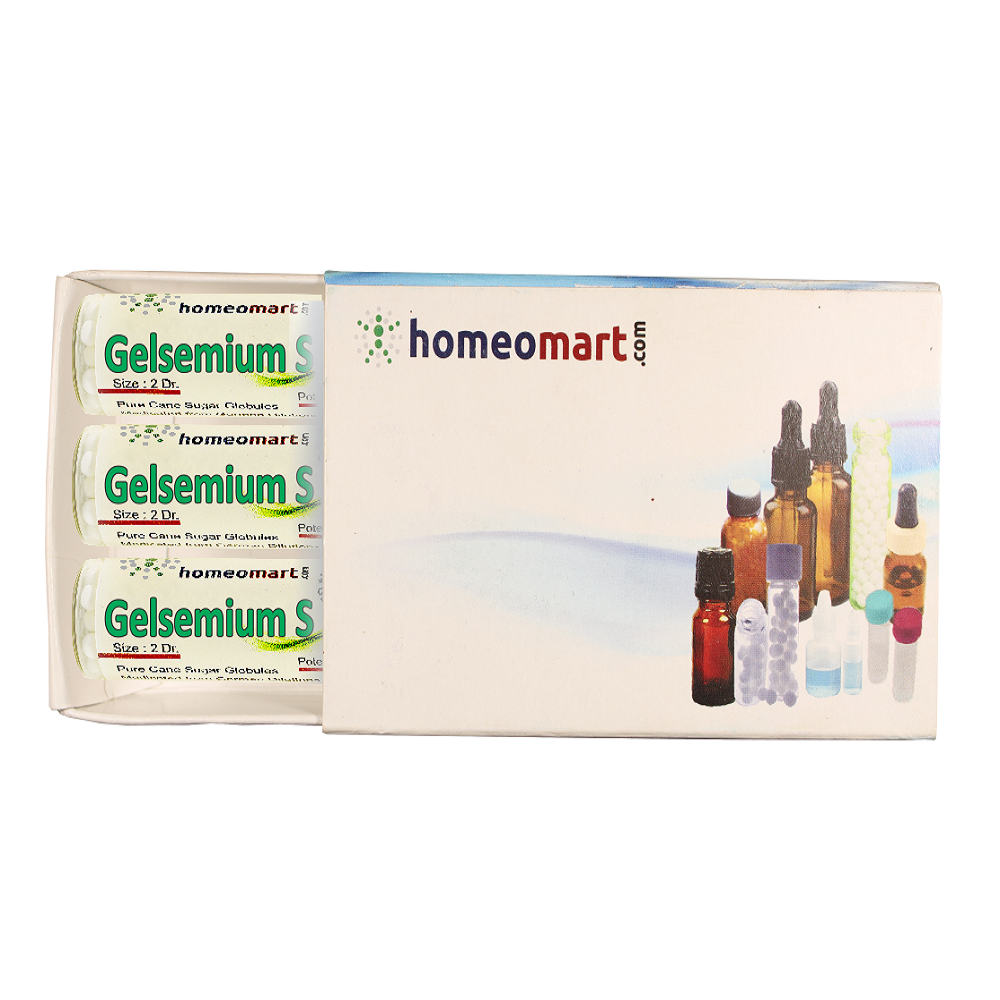 Homeopathy Gelsemium Sempervirens 2 Dram Pills Box