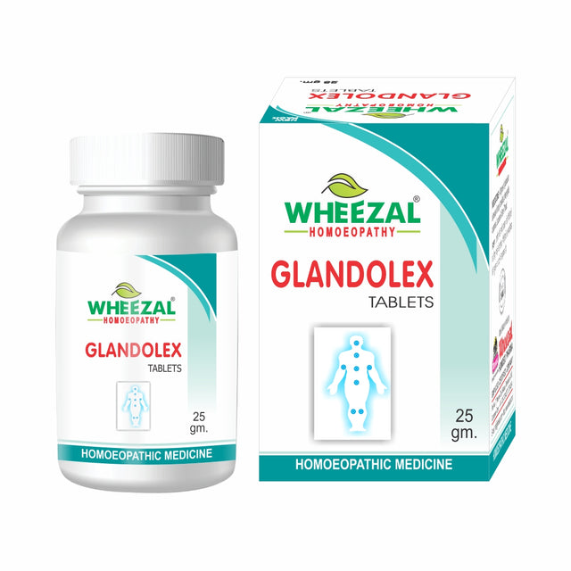 Wheezal Homeopathy Glandolex Tablets for Tonsillitis, Sore Throat