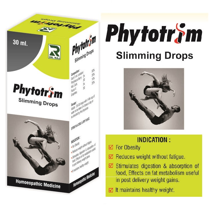 Dr. Raj Phytotrim Drops - Natural Homeopathic Way to Achieve Your Weight Loss Goals
