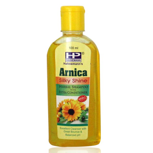Arnica silky shine herbal shampoo gentle, non-irritating formula is perfectly pH-balanced