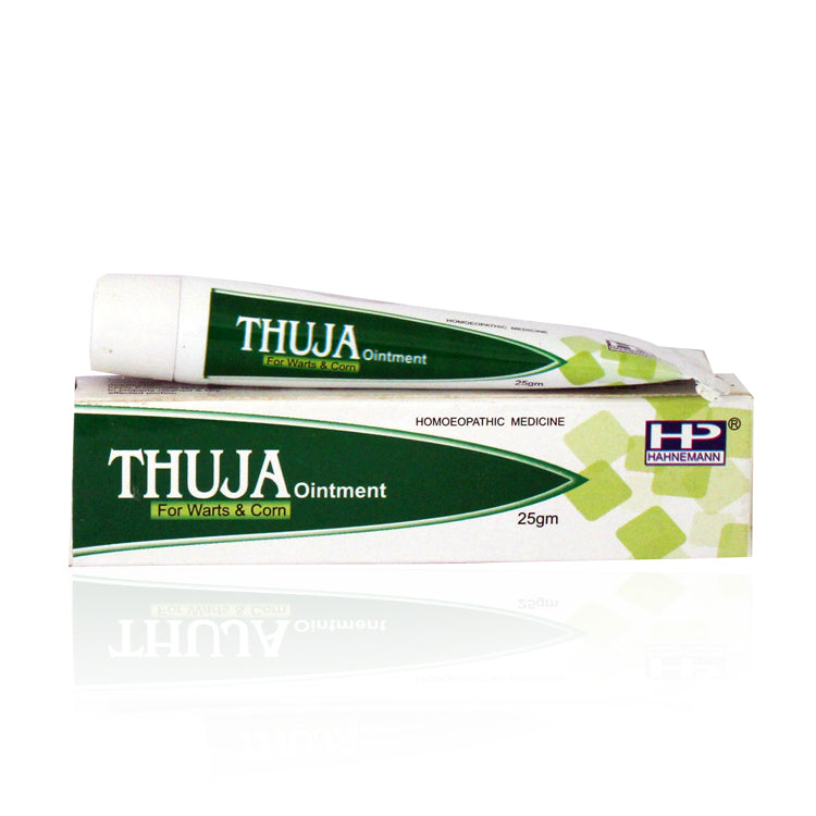 Thuja Occ Ointment in Homeopathy for warts and corns
