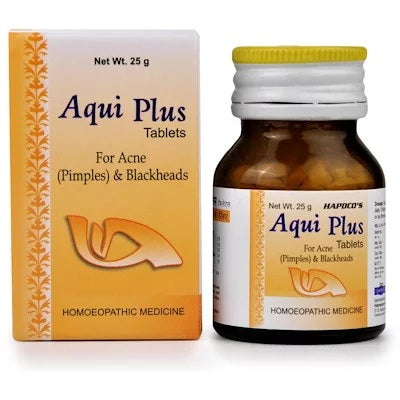 Homeopathic Hapdco Aqui Plus Tablets acne blackheads