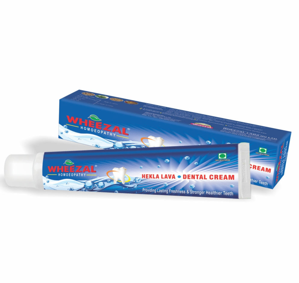 Wheezal Homeopathy Hekla Lava Toothpaste, Bleeding gums, Bad breath