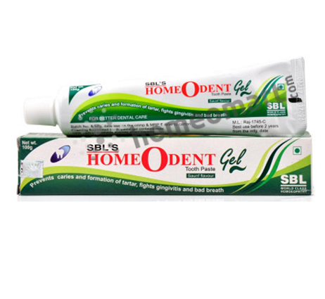 SBL Homeodent Tooth Paste (Saunf Gel) for bad breath, tartar & sensitive teeth