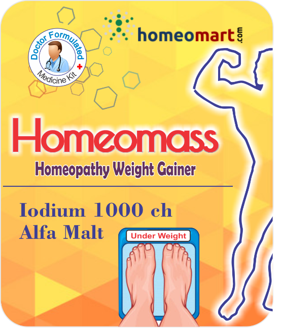 Achieve healthy weight gain with doctor-approved homeopathy kits featuring Iodium, Alfalfa, Lecithinum & more. Safe, effective, and side-effect-free.