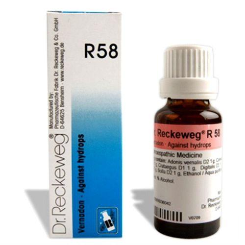 R58 drops Edema hydropsy treatment homeopathy