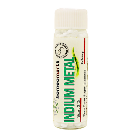 Indium Metallicum Homeopathy 2 Dram Pills