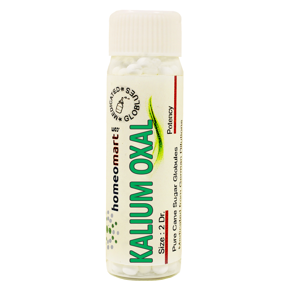 Kalium Oxalicum Homeopathy 2 Dram Pills 6C, 30C, 200C, 1M, 10M