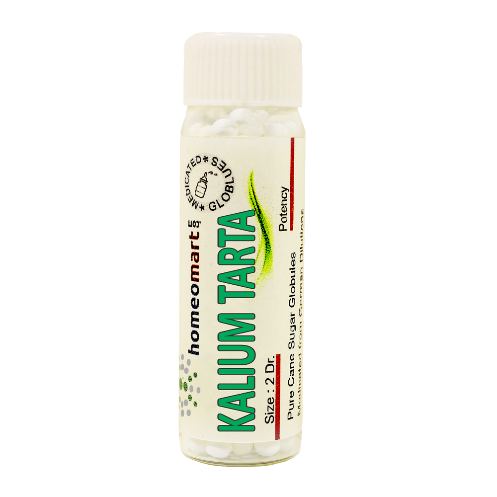 Kalium Tartaricum Homeopathy 2 Dram Pills 6C, 30C, 200C, 1M, 10M