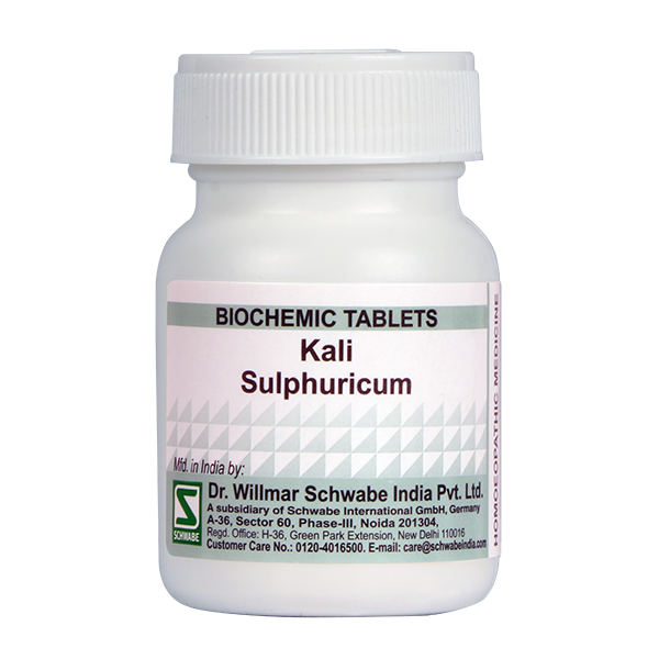 Schwabe Kali Sulphuricum Biochemics Tablets for Eczema, Dandruff, Scaly skin