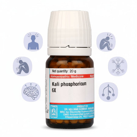 Schwabe germany WSG Kali Phosphoricum weakness of muscles and nerves.