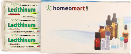Lecithinum medicated pills box in homeopathy
