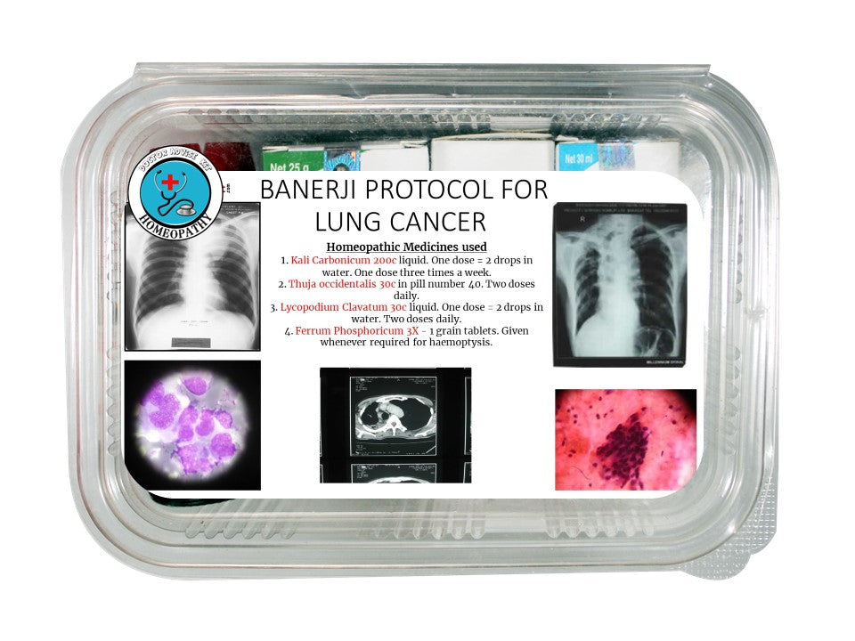 Homeopathic Lung Cancer Care Medication - Dr.Banerji Protocol