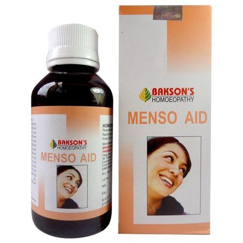 Bakson Menso Aid Syrup, homeopathy for  menstrual complaints