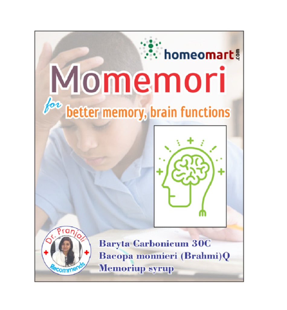 Momemori homeopathy for poor memory with bacopa monneiri