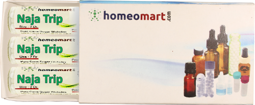 Naja Tripudians Homeopathy Pills Box