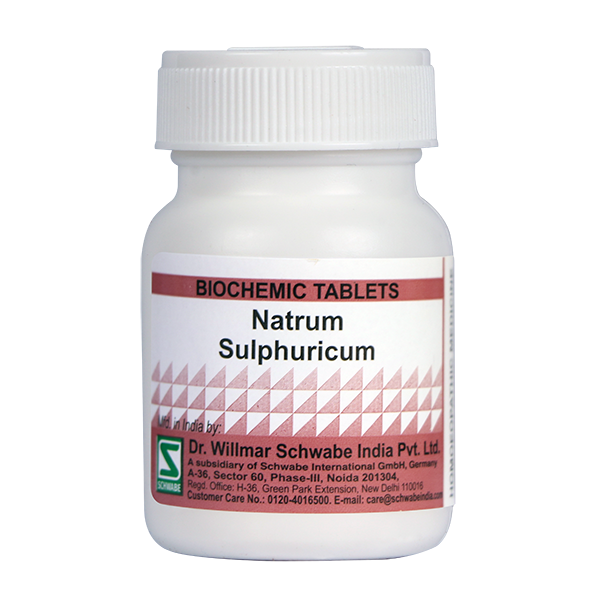 Schwabe Natrum Sulphuricum Biochemics Tablets for Oedema, Flu symptoms