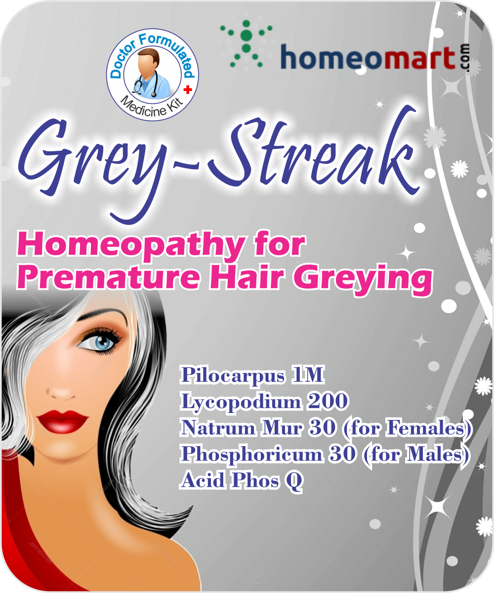 Doctor indicated homeopathy remedies for Premature Greying, Grey Hair, Hair Aging in women