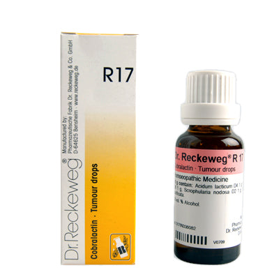 Dr.Reckeweg R17 homeopathy Tumour drops for Tissue growths, Scales, Warts, Eczema, Rashes