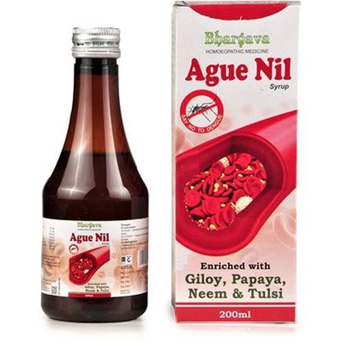 Ague Nil Syrup Homeopathic medicine for Dengue with Giloy, Papaya, Neem and Tulsi