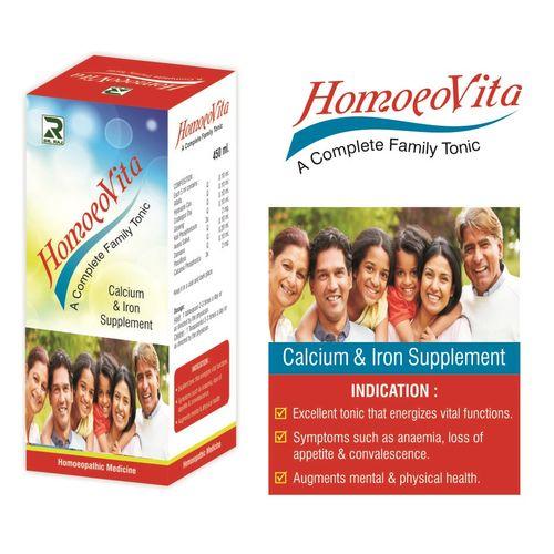 Dr Raj Homoeovita tonic with Ginseng (Calcium & Iron Supplement)