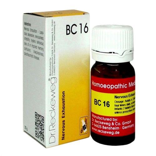Dr Reckeweg Biochemic Combination Tablets BC16 for Nervous Exhaustion, Depression