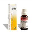 R63 homeopathy drops for poor Blood circulation, Cramps, Muscular Spasms