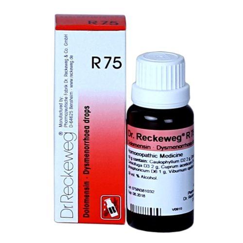 Dr.Reckeweg R75 Dysmenorrhoea drops for Labour pains, Cramping pain