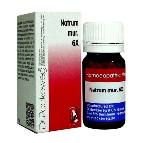 Dr.Reckeweg Biochemic Tablets Natrum Muriaticum for Constipation, Diarrhea, Cold