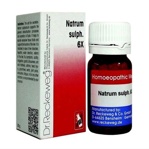 Dr.Reckeweg Biochemic Tablets Natrum Sulphuricum for Flu, Oedema of feet, acid indigestion