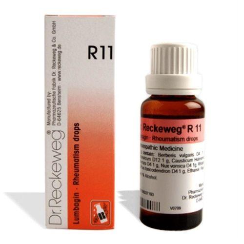 Dr.Reckeweg R11 homeopathy  Rheuma drops for Lumbago, Sprain, Muscle & Bone Pain, Sciatica, Spondylosis