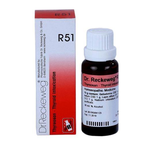 Dr.Reckeweg R51 Thyroid Intoxification homeopathy  drops for Basedow's disease, Goggle eye