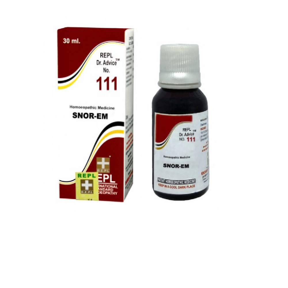 REPL Dr. Advice No. 111 (SNOR-EM) for Snoring, Noisy breathing
