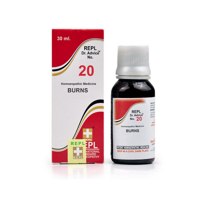 REPL Dr. Adv. No. 20 drops for Burns and Scalds