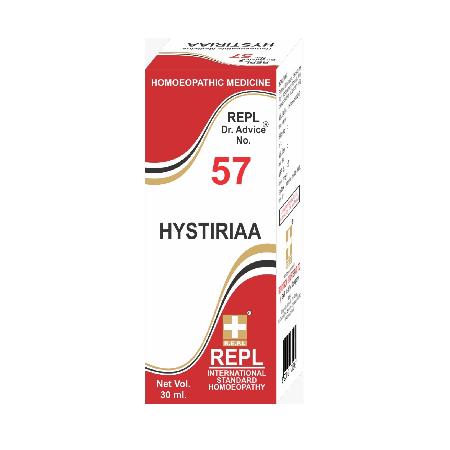 homeopathy REPL Dr Adv No 57 hystiriaa drops