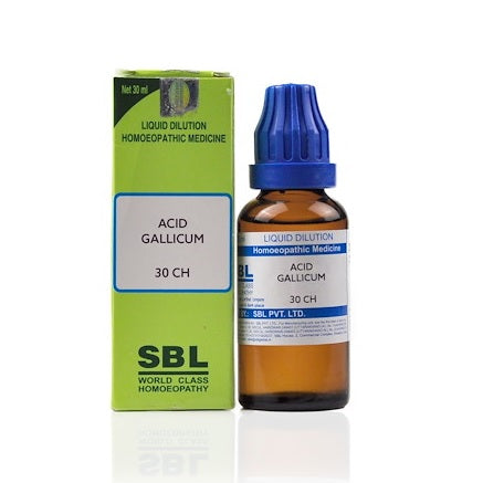 SBL  Acidum Gallicum Homeopathy Dilution 6C, 30C, 200C, 1M, 10M, CM