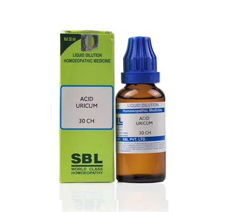 SBL Acidum Uricum Homeopathy Dilution 6C, 30C, 200C, 1M,