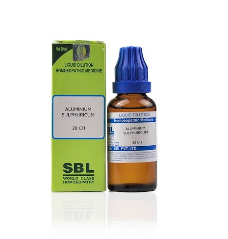 SBL Aluminium Sulphuricum Homeopathy Dilution 6C, 30C, 200C, 1M, 10M, CM