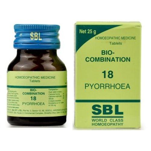 SBL Bio Combination No.18 Tablets for Pyorrhoea - Treats Gum Disease