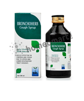 SBL Bronchoherb Cough Syrup for cough, bronchitis, laryngitis & tracheitis