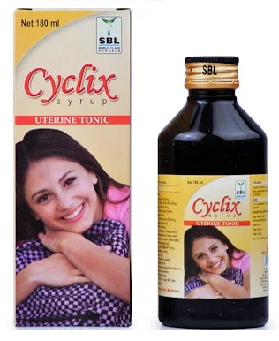 SBL Cyclix Syrup Uterine Tonic for irregular bleeding, weakness