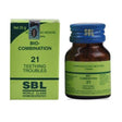 SBL BC21 Tablets provide trusted homeopathic relief for crying, irritability, and digestive troubles during teething. Strengthens appetite and supports healthy development.