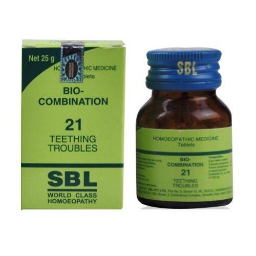 SBL BC21 Tablets provide trusted homeopathic relief for crying, irritability, and digestive troubles during teething. Strengthens appetite and supports healthy development.