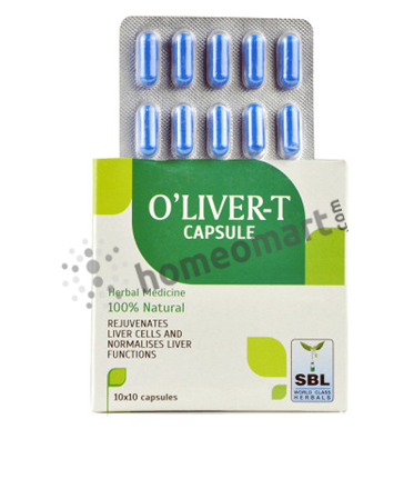 पीलिया, बढ़े हुए और फैटी लीवर के लिए SBL O'Liver-T कैप्सूल