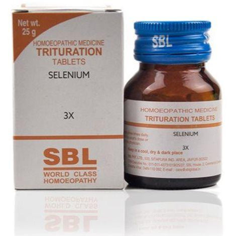 SBL Selenium 3X Homeopathy Trituration Tablets