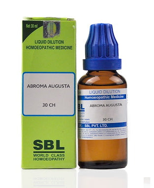 SBL Abroma Augusta Homeopathy Dilution 6C, 30C, 200C, 1M, 10M, CM
