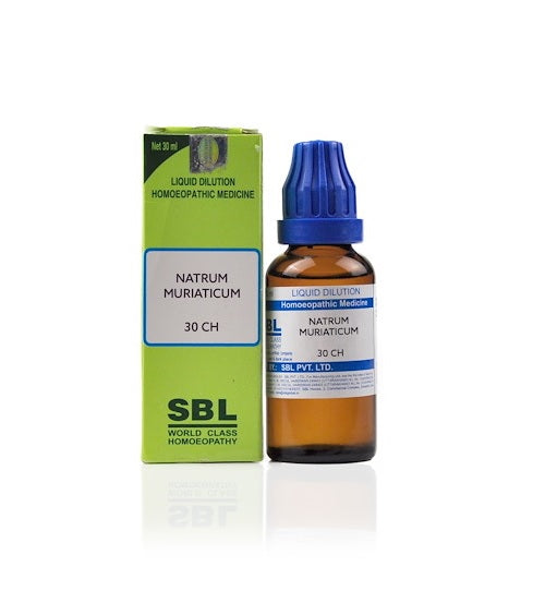 SBL Natrum Muriaticum Homeopathy Dilution 6C, 30C, 200C, 1M, 10M