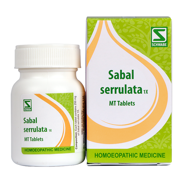 schwabe Sabal Serrulata 1X Homeopathy Mother Tincture Tablets, Urinary trouble, Sexual vitality
