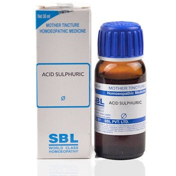 SBL Acidum Sulphuricum Homeopathy Mother Tincture Q,acidum sulphuricum q, acid sulph mother tincture, homeopathic medicine for acidity, remedy for mouth ulcers homeopathy, medicine for bleeding gums homeopathy, acidity treatment homeopathy,